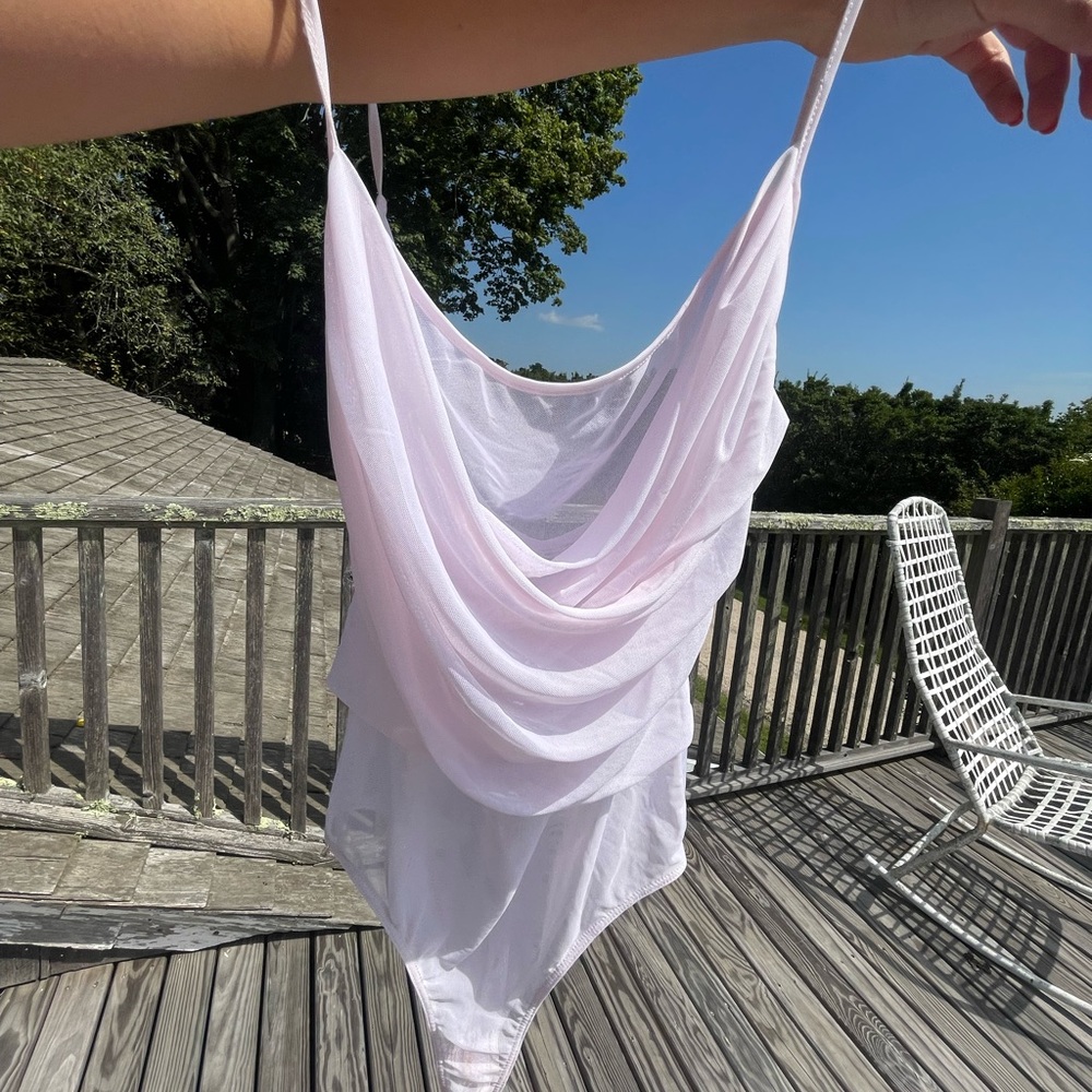 Mesh ballet bodysuit